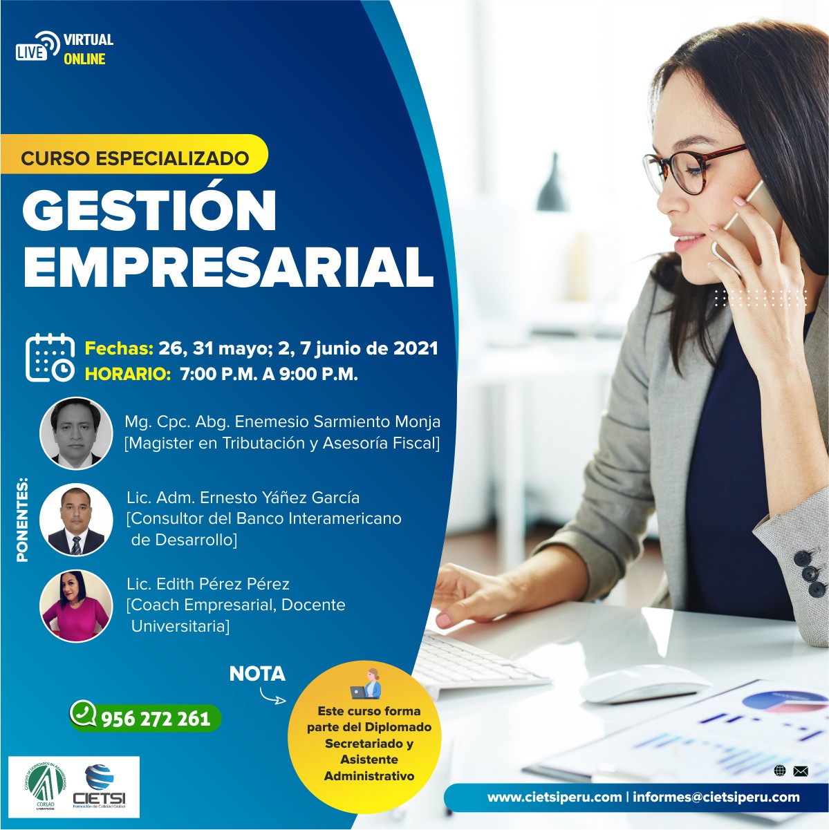 CURSO ESPECIALIZADO GESTIÓN EMPRESARIAL 2021